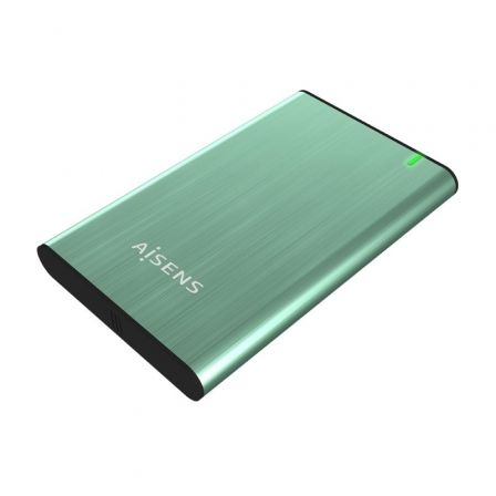Aisens ASE-2525SGN Caja Externa para Disco Duro 2.5'' SATA USB 3.0 Verde primavera